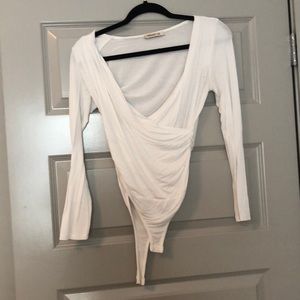 Arden B white bodysuit